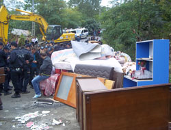Boztepe'de Yıkımlar Başladı