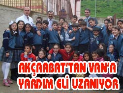 Van'a Akçaabat'an Kardeş Eli