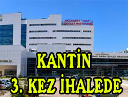 Kantin İhalesi Yeniden