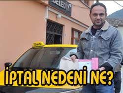 Taksi Plakaya İzin Yok