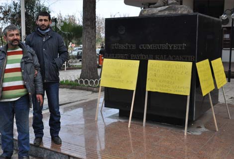 İşsiz Gencin Protestosu