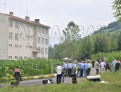 Düzköy'de Bomba Patladı