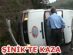 Şinik'te Trafik Kazası
