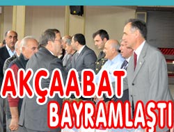 Akçaabat Bayramlaştı