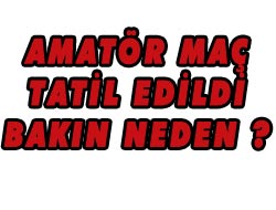 Tütünspor Maçı Tatil Edildi