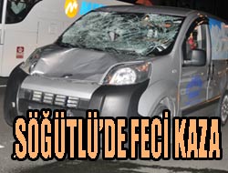 Söğütlü'de 3 Yayaya Araç Çarptı