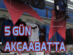 TS Clup tırı Akçaabat'ta