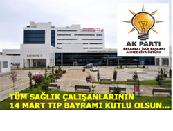 Öztürk'ten Tıp Bayramı mesajı