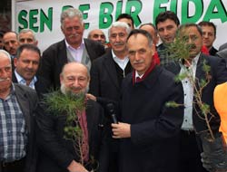 Belediyeden Fidan Dağıtımı