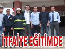 İtfaiyeden Yangın Eğitimi