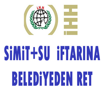 SU+SİMİT İFTARINA İZİN YOK