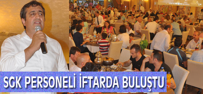 SGK Personeli Yemekte Buluştu