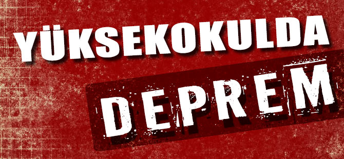 Akçaabat Yüksek Okulu'nda Deprem