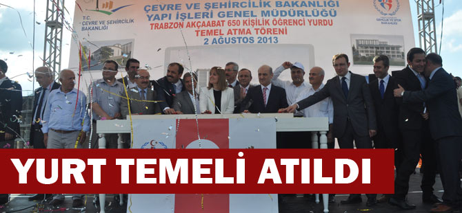 Yurt Temeli Törenle Atıldı.