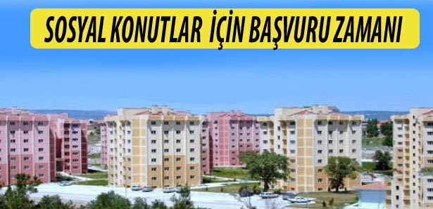 35 adet konutun başvuru süreci bugün itibariyle başlıyor.
