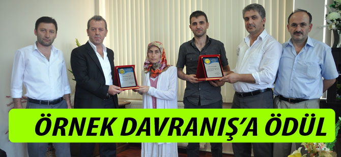 Örnek Davranışa Plaket