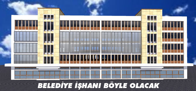 Akçaabat Belediye İşhanı Böyle Olacak.