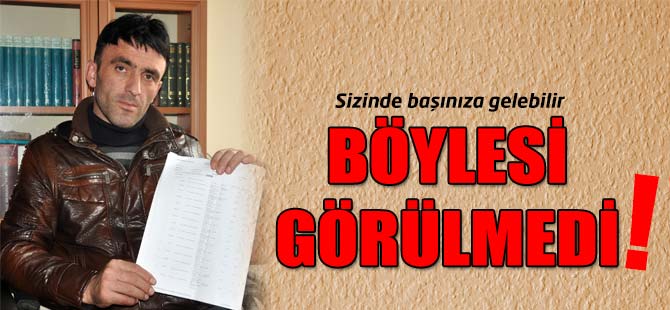 Böylesi görülmedi