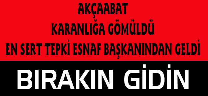 Akçaabat'ta Kesintiye Sert Teki