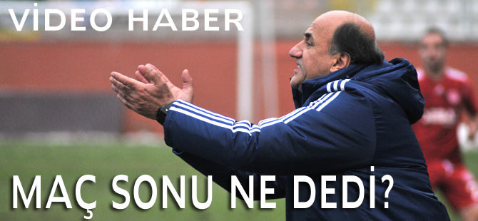 Payas Belediyespor maçı sonrası teknik direkörün görüşleri