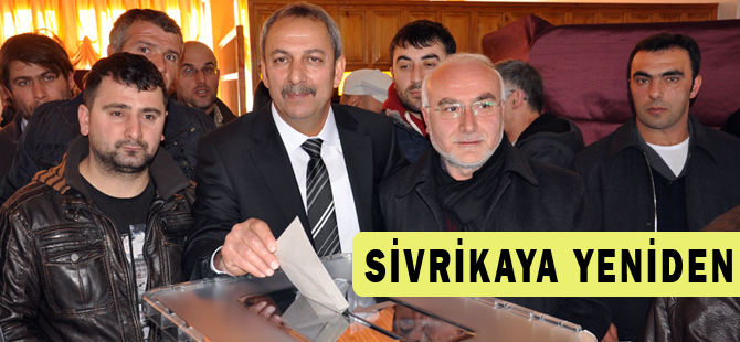 Sivrikaya yeniden başkan