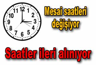 Saatinizi ileri Alın