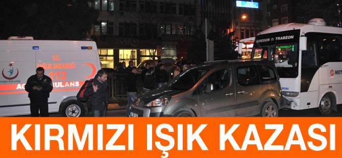 Akçaabat'ta Trafik Kazası