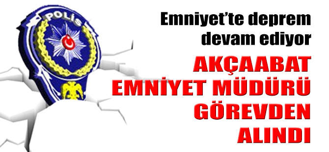 Akçaabat Emniyet'te Deprem