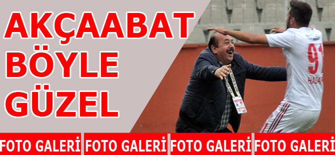 Akçaabat FK'nın Karagümrük Sevinci FOTO GALERİ