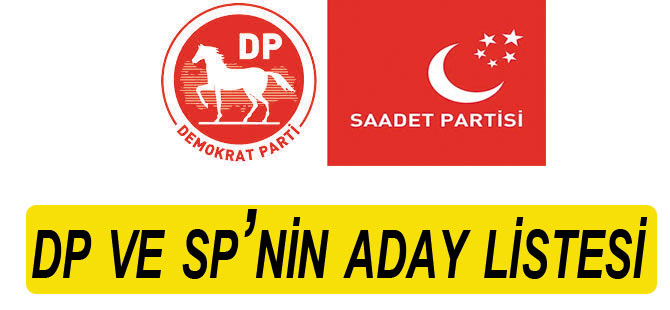 SP ve DP' de Akçaabat için Liste Verdi.