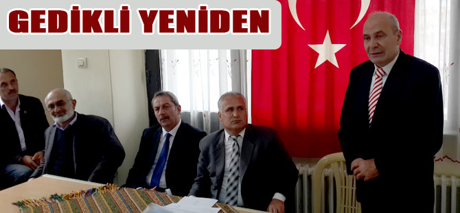 Gedikli Yeniden Başkanlığa Seçildi