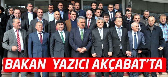 Bakan Yazıcı Akçaabat'ta