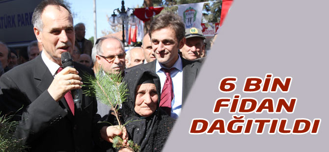 Akçaabat Belediyesi'nden 6 bin fidan