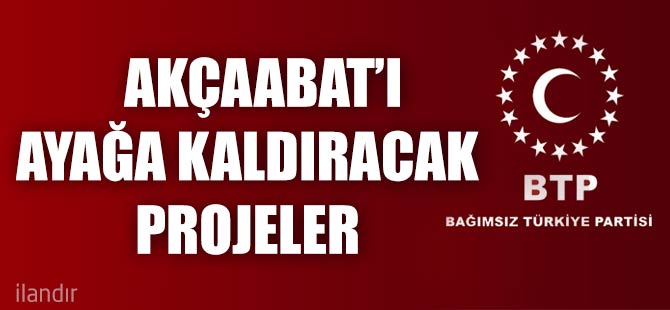 Bayraktar'ın Akçaabat Projeleri