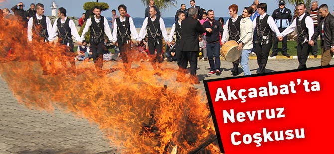 Akçaabat'ta Coşkulu Nevruz Kutlaması