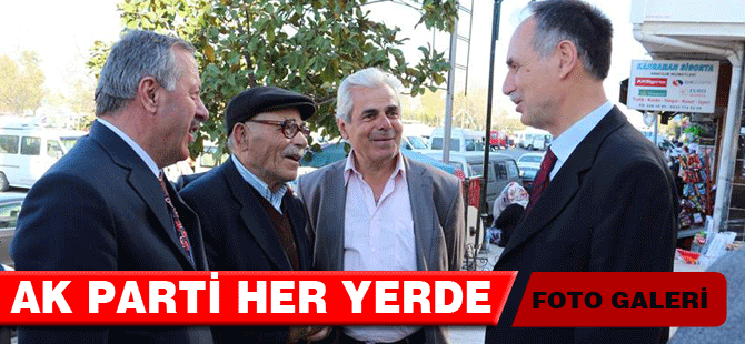 Türkmen ve ekibi Akçaabat'ta gidilmedik yer bırakmıyor.