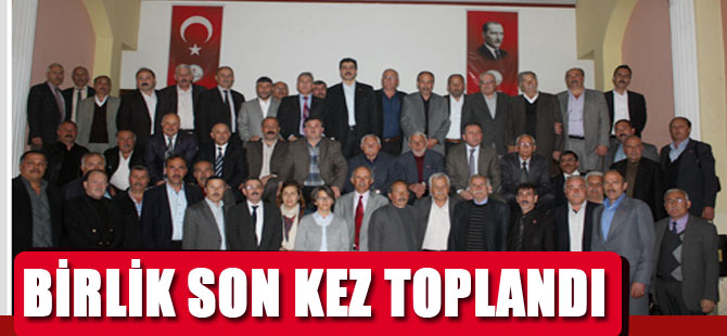 Köylere Hizmet Götürme Birliği son toplantısını gerçekleştirdi.