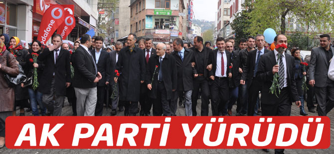 AK Parti'den Seçim Yürüyüşü