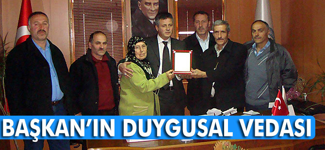 Başkandan Duygusal Veda