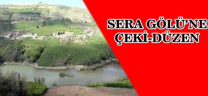 Sera Gölü'ne alınan 6 işçi ile temizlik sorunu hallediliyor.