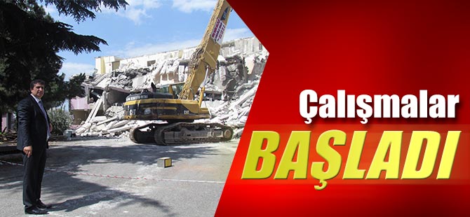 SGK İl Müdürlüğü Binası İnşaatı Çalışmaları Başladı.