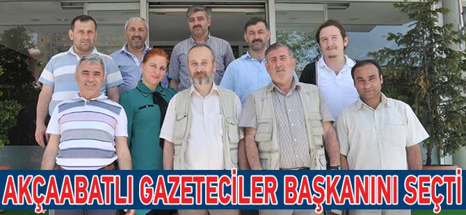 Akçaabatlı Gazeteciler Başkanını Seçti…