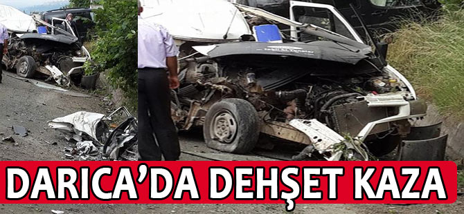 Görenleri Dehşete Düşüren Kaza