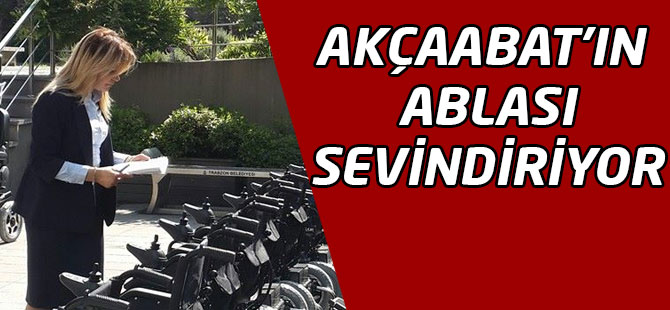 Akçaabatlı Leyla Kalaycı, Engellilere olan desteğini sürdürüyor.