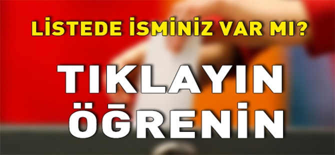 Seçmen Listesinde İsminiz Varmı. TIKLA ÖĞREN