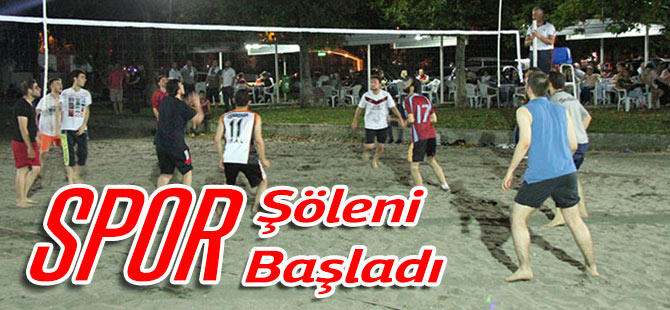 Spor Şöleni Başladı