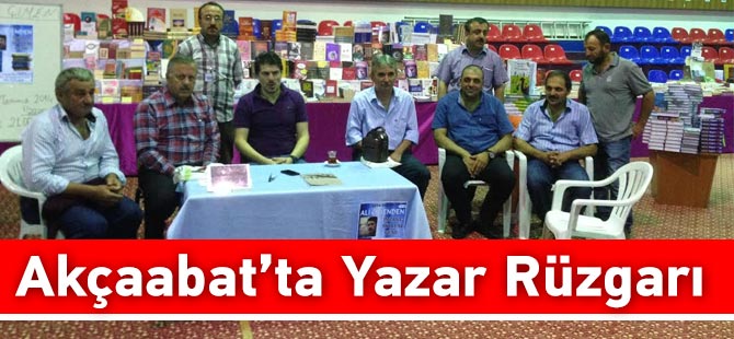 Akçaabat'ta Yazar Rüzgarı