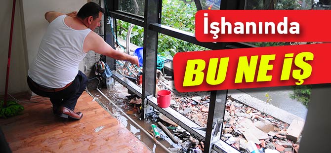 İşhanında BU NE İŞ dedirten görüntüler.
