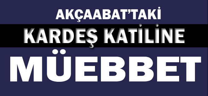 Derecik'teki Olayda Katil Zanlısına Müebbet hapis Verildi.