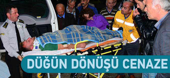 Düzköy'de meydana gelen kazada ölü ve yaralılar var.